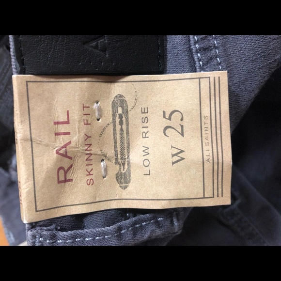 ALLSAINTS Skinny Fit Low Rise Jean - Picture 5 of 6